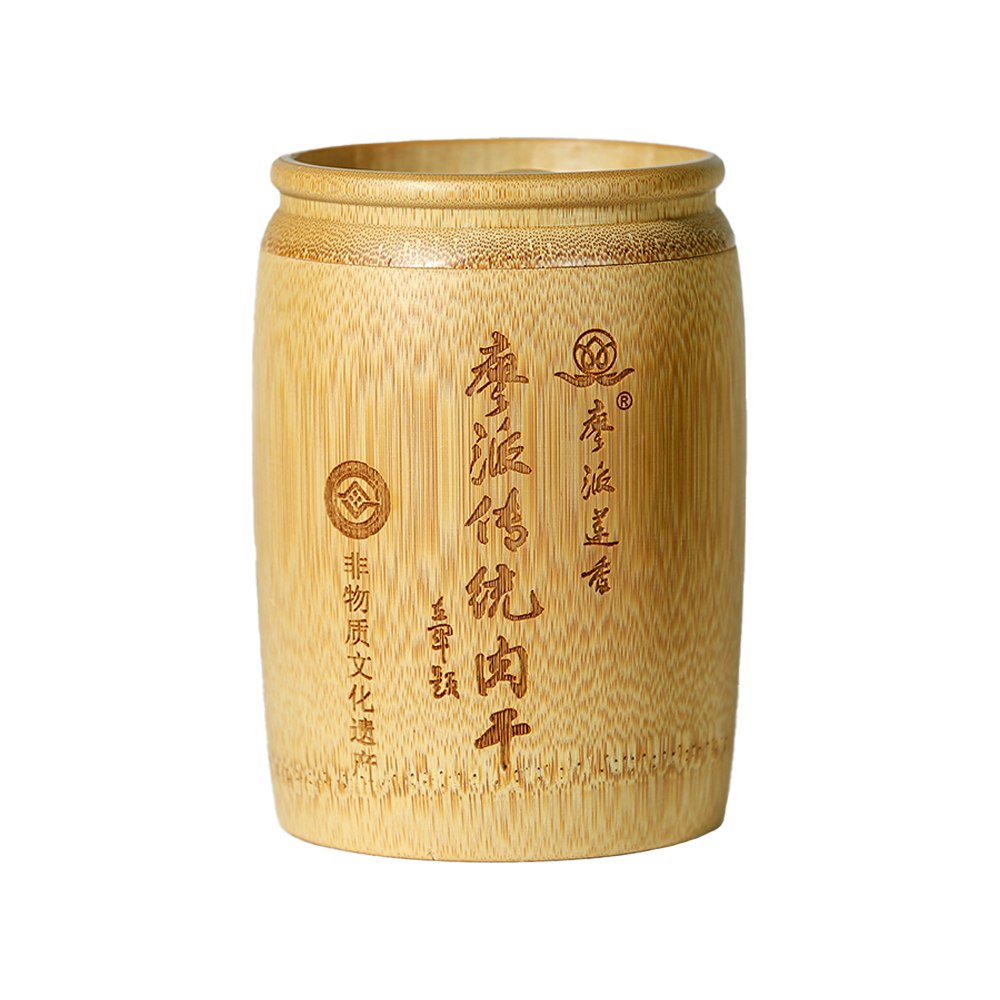 廖派莲香非遗传统牛肉干100g/筒(竹筒)
