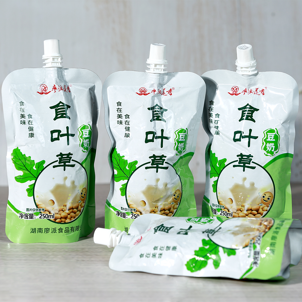 廖派莲香食叶草豆奶250ml*2/袋