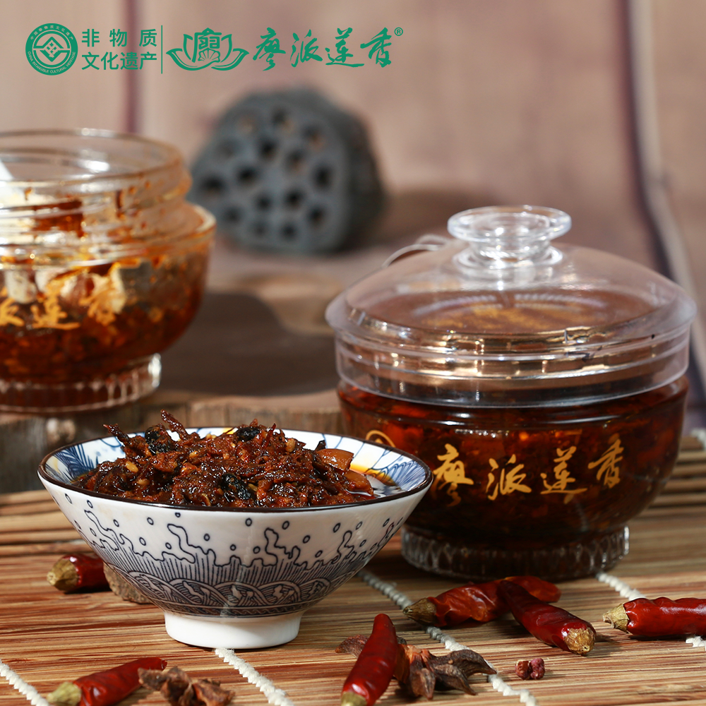 廖派莲香传统酱牛肉105g/瓶(竹笋味)