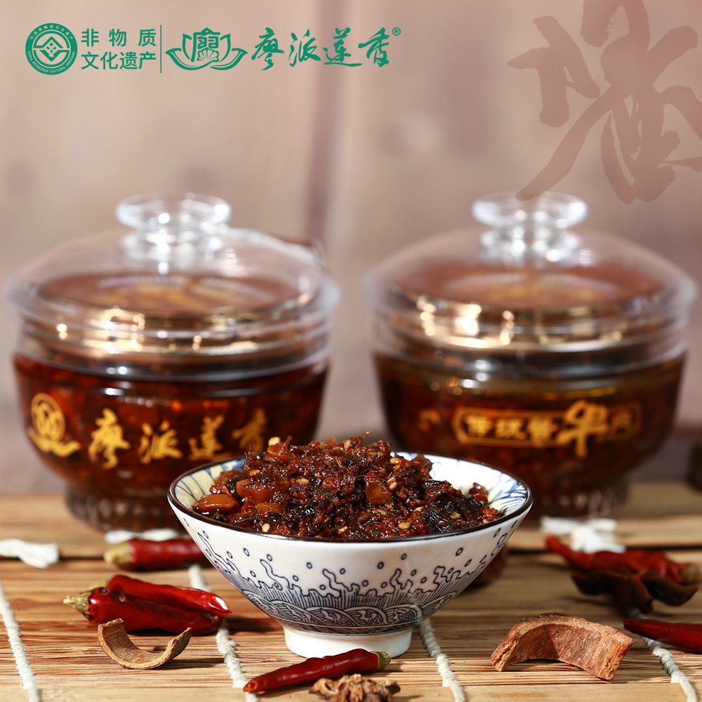 廖派莲香传统酱牛肉105g/瓶(竹笋味)