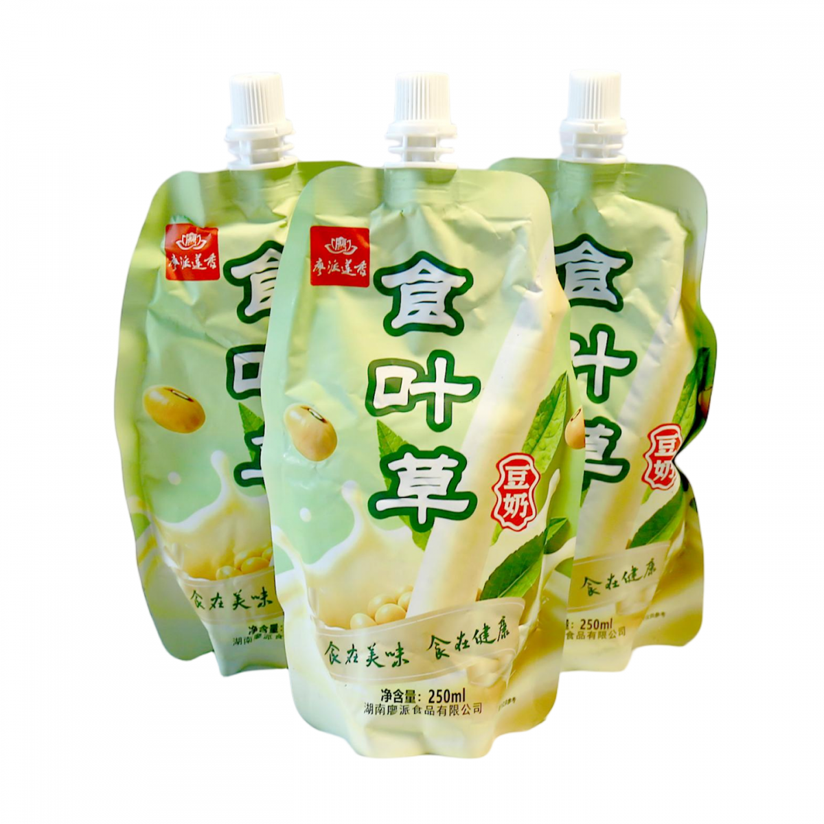 廖派莲香食叶草豆奶250ml*2/袋