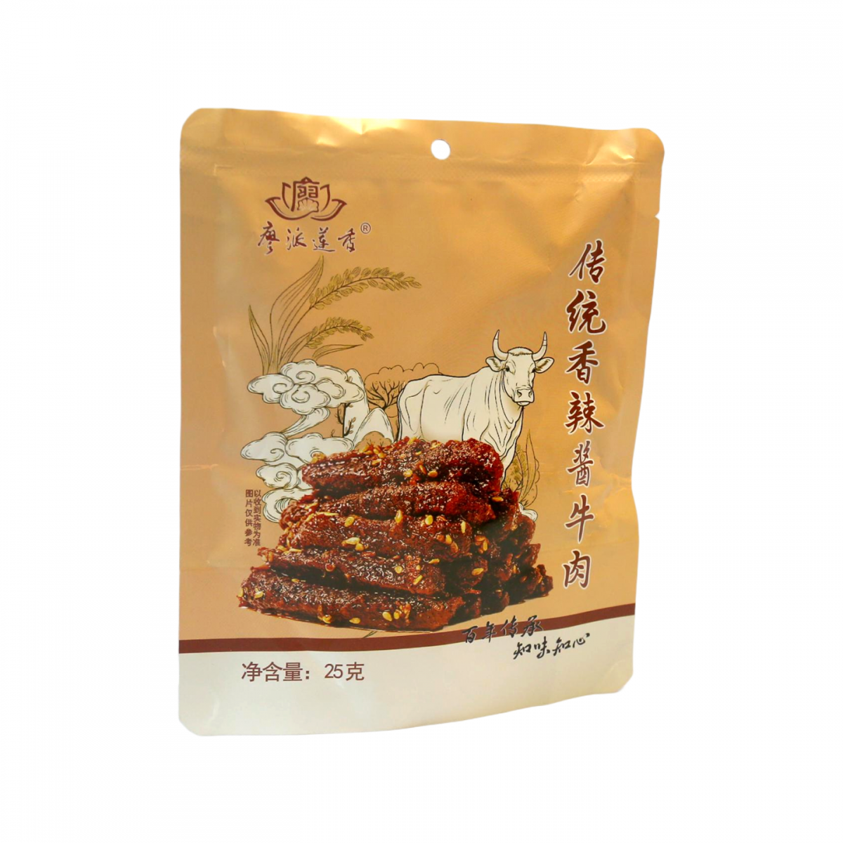 廖派莲香香辣酱牛肉25g/包